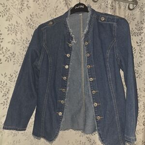Frayed Denim Jacket